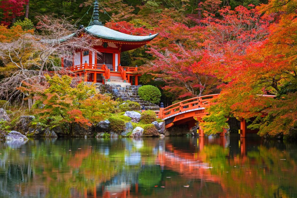 Temple garden in Kyoto