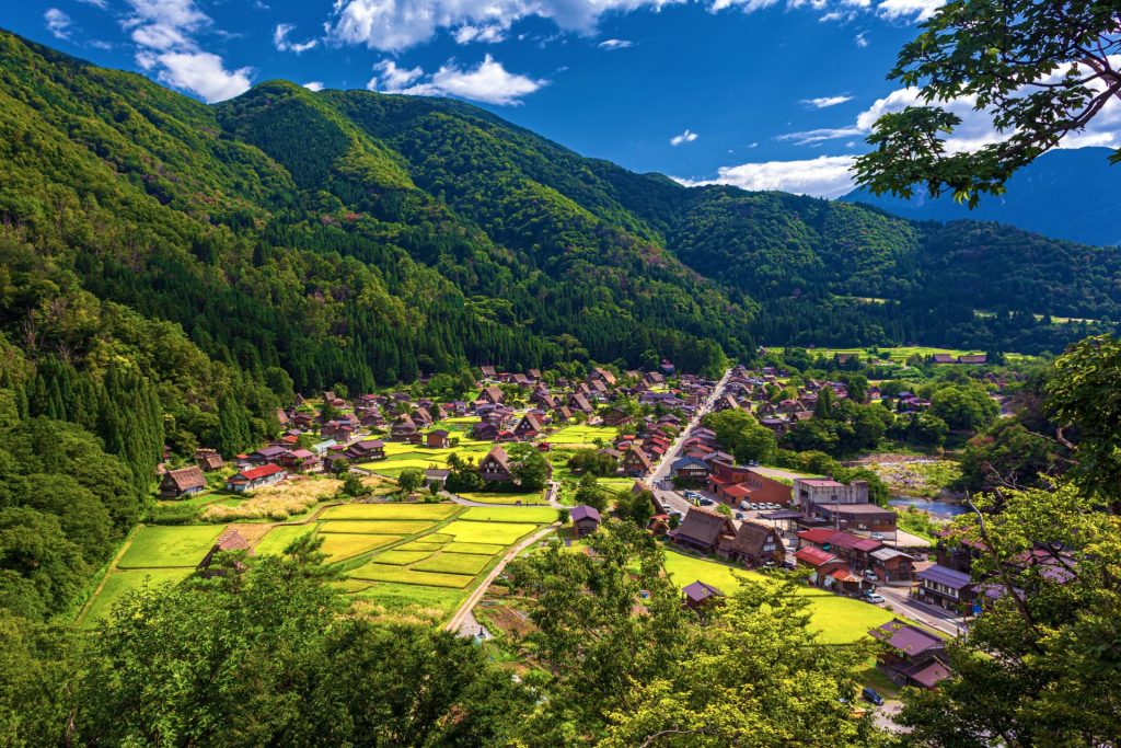 Shirakawago From The Lookout High Above