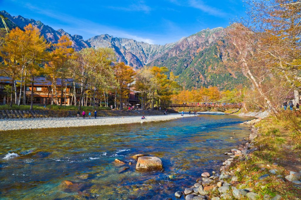 Hotaka Mountains And Kappa Bridge, Kamikochi Nagano