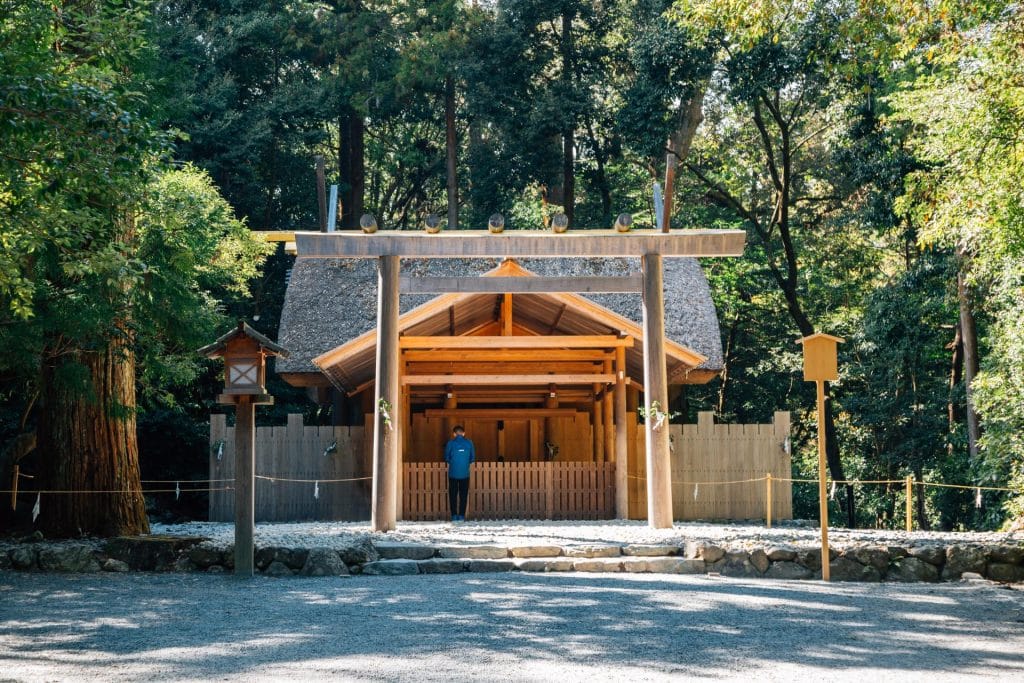 Ise Grand Shrine Geku In Mie, Japan