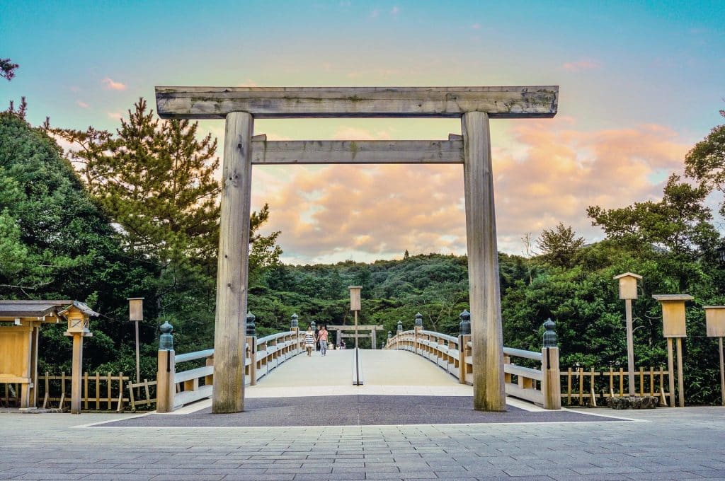 Scenery Of The Ise Grand Shrine, Ise