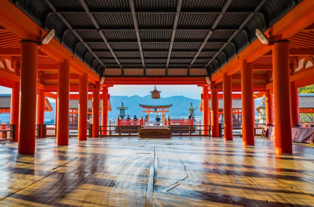 Itsukushima Shrine In Miyajima, Japan